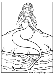 I personally love to spending time shading and detailing coloring sheets adding to my mermaid decor. Mermaid Coloring Pages 30 Magical Designs 100 Free 2021