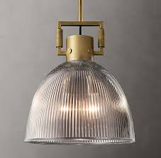 Machinist Prismatic Cloche Pendant In 2020 Modern Ceiling Light Medicine Cabinet Mirror Modern Hardware