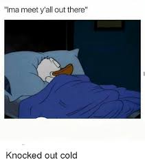 Ima Meet Y All Out There Knocked Out Cold Meme On Me Me
