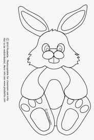 Easter Bunny Outline Black And White Easter Bunny Clipart Png Image Transparent Png Free Download On Seekpng