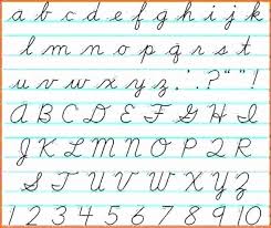 Free Printable Cursive Alphabet Chart Modern Cursive Alphabet Chart Printable Donatebooks In 2020 Teaching Cursive Cursive Alphabet Cursive Writing