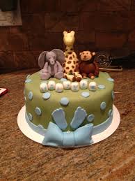 Zoo Animal Baby Shower Cake Animal Baby Shower Cake Baby Shower Cakes Baby Shower Cakes For Boys