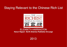 PPT - Staying Relevant to the Chinese Rich List PowerPoint Presentation -  ID:1526295