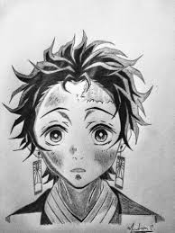 The magic of the internet. Tanjiro Kamado From Kimetsu No Yaiba In 2021 Anime Character Drawing Anime Drawings Tutorials Dark Art Drawings
