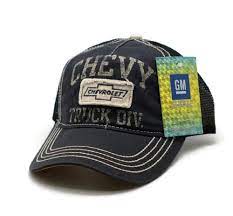 Hat Chevy Truck Division Mesh Vented Ball Cap Charcoal Black Free Shipping Fashion Clothing Shoes Accessories Mensaccesso Black Charcoal Hats Ball Cap