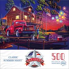 Shop for more jigsaw puzzles available online at walmart.ca. Buffalo Games Old Glory Classic Summer Night 500 Piece Jigsaw Puzzle Walmart Com Walmart Com