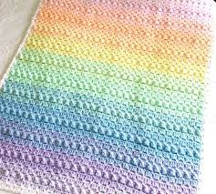 Rainbow Popcorn Our First Crochet Pattern Crochet Blanket Rainbow Crochet For Beginners Blanket Baby Blanket Crochet