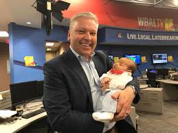 Little man met his WBAL family today! Mindy Basara Wbaltv Stacey Wright  Woodward