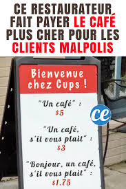 Ce Restaurateur Fait Payer Le Cafe Plus Cher Pour Les Clients Malpolis Monde Meilleur Comment Economiser