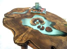Small Live Edge Wood Slab Coffee Table Epoxy Resin Side Table Etsy In 2020 Coffee Table Wood Wooden Bedside Table Natural Wood Coffee Table