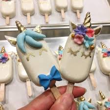 Unicorn Ice Cream Shaped Cake Pops Oh Mui Sweets Creations Facebook