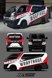 too busy like the huge font big impact includes tel use colour and design to be distinctive van signage vehicle signage car wrap design
