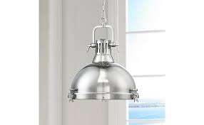 Arlo Chrome Pendant Light 15 3 4 Wide Modern Farmhouse Industrial Metal Fixture For Kitchen Island Dining Room Possini Euro Design Ceiling Pendant Fixtures Amazon Com