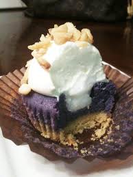Sweet Potato Haupia Haupia Filled Okinawan Sweet Potato Cake On A Mac Nut Shortbread Crust Topp Okinawan Sweet Potato Hawaiian Desserts Sweet Potato Recipes