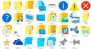 Windows 10 zips files using lossless compression algorithms that compress files while retaining all the original information. Windows 10 Folder Icon Download 68990 Free Icons Library