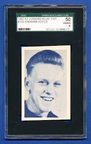 1952 JUNIORS BLUE TINT GRAHAM JOYCE KITCHENER RIGHT WING SGC