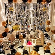 4.7 out of 5 stars. 1set Black Gold Silver Birthday Party Decor Letter Foil Balloons 32inch Number Ballon Inflatable Air Latex Balls Globos Supplies Ballons Accessories Aliexpress
