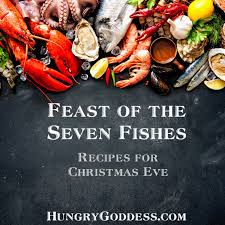 Feast of the seven fishes christmas eve dinner, seven fishes, christmas dinner menu. Feast Of The Seven Fishes Recipes For Christmas Eve By The Hungry Goddess Seafood Recipe For Christmas Fish Recipes For Christmas Italian Christmas Dinner