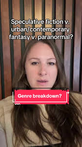 How do you differentiate speculative fiction, urban/contemporary fantasy,  and paranormal? #fantasy #authortok #fantasywriter #booktok #fyp
