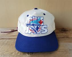 Toronto Blue Jays Vintage 90s Drawstring Hat 1 Apparel Official Mlb Baseball Cap Two Toned Embroidered Adjustable Sports Ballcap Toronto Blue Jays Blue Jays Mlb Baseball Caps