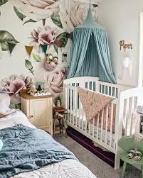 Make this pastel wall hanging with pipe cleaners and felt. Chic Florals In Girls Rooms By Kids Interiors