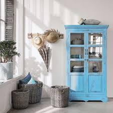 Distressed Mango Wood Display Case In Turquoise W 105cm Avignon Shabby Chic Furniture Shabby Chic Dresser Shabby Chic Room