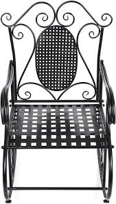 Songmics Schaukelstuhl Aus Eisen Gartenstuhl Relaxstuhl Eisenstuhl Schwarz Grc101b Amazon De Kuche Haushalt In 2020 Schaukelstuhl Gartenstuhle Relaxstuhl