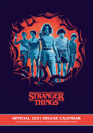 Stranger things is an american science fiction horror streaming television series created by the duffer brothers and released on netflix. Stranger Things Deluxe Kalender 2021 Wandkalender Grosse 30x42 Cm Ebay