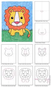 How To Draw A Lion Art Projects For Kids Kids Art Projects Drawing Lessons For Kids Art Projects