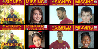 The official website of professional italian football club as roma. As Roma Uses Summer Signing Videos To Shine A Spotlight On Missing Children The Drum