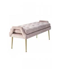 This storage bench is a great piece for the. Blush Dusty Pink Velvet Bench Gold Legs Velvet Bench Gold Legs Pink Velvet