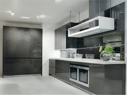 modern grey kitchen
