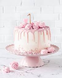 Pink Drip Cake Zum 1 Madchen Geburtstag Dripcake Birthsdaycake Torte Cake Backen Geburtstag Kuchen Madchen Torte 1 Geburtstag Erster Geburtstag Madchen