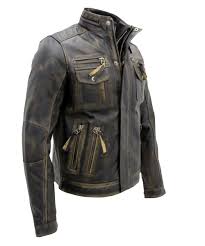 Vintage Black Warm Leather Jacket Mens Leather Jackets On Sale Movies Leather Jackets In Usa Uk Canada Australia Leather Jacket Men Mens Leather Jacket Casual Leather Jacket
