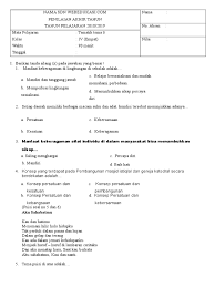 Dua unsur yang penting dalam puisi adalah bait dan rima. Soal Pat Kelas 4 Tema 6 Webedukasi Com