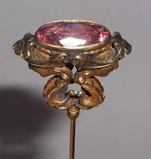 Ebay Antique Hat Pins Antique Art Nouveau Hat Pin Pink Faceted Amethyst Glass Stone Vtg Lady Antique Hats Hat Pins Hats Vintage