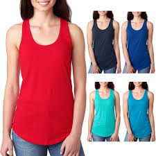 Next Level Womens Tank Top Tee Ideal Premium Quality Racerback N1533 Vest Shirt Ebay