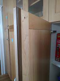 Luckily, almost all kitchen cabinet doors have a set of screws and hinges that are easy to adjust when you know what you're doing! Cabinet Edge Strip Purpose