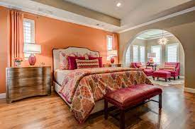 Rainbow in a small bedroom paint colors combination. 5 Colors For A Romantic Bedroom