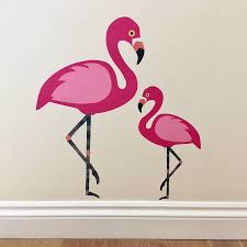 Flamingo Wall Sticker Flamingo Wall Art Flamingo Artwork Flamingo Decor