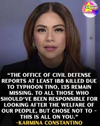 Karmina Constantino-Torres released a strong statement after the latest  report