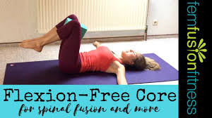 core exercises for spinal fusion and