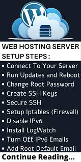 Web Hosting Server Setup Steps Ssh Keys Firewall Other Tweaks Wordpress Hostin In 2020 Wordpress Blog Tutorial Wordpress Tutorials Wordpress Website Development