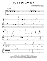 Harry Styles To Be So Lonely Sheet Music And Printable Pdf Music Notes Sheet Music Notes Style Lyrics Music Notes