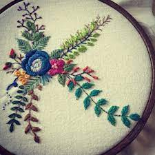 I decided to gather them all in one post, so you can easily … Hand Embroidered Letter K By Nina Embroidery Designs Embroidery Patterns Hand Embroidered