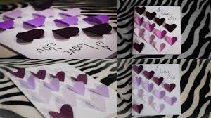 How to make pop up cards tutorial this is lesson 23 in a series of step by step tutorials on how when the card is opened 180°, a flat platform appears to float above the card. Diy I Love You Card How To Make Greeting Cards For Him Cute Easy Pop Up Greeting Cards