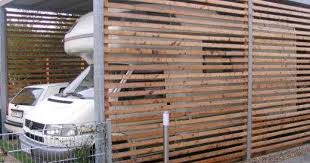 Carport Aussengerust Stahl Verzinkt Lattung Lerchenholz Carport Carport Selber Bauen Carport Wohnmobil
