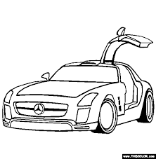 Pass on your creativity using the hashtag #coloryourbenz. Mercedes Sls Amg Gt3 Coloring Page