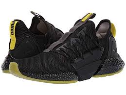 Black And Yellow Puma Shoes Puma Asphalt Black Blazing Yellow Modesens Puma Casual Shoes Black Shoes