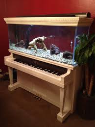 Piano Aquarium Not My Taste But Felt It Deserved A Space On The Page Aquarium Design Diy Aquarium Fish Tank